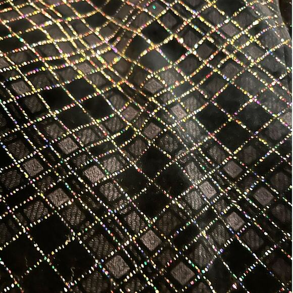 R&K Evening Women's Sparkly One Button Jacket in Black Size 12 - Picture 3 of 6